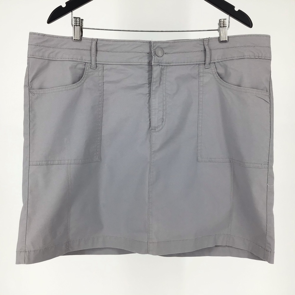 Lee Straight Fit Aleesa Skort, Alloy Grey, 18 - Picture 3 of 13